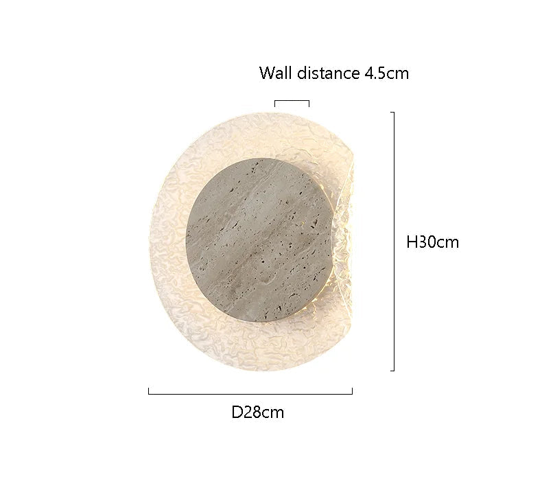 Luna Cream Sconce