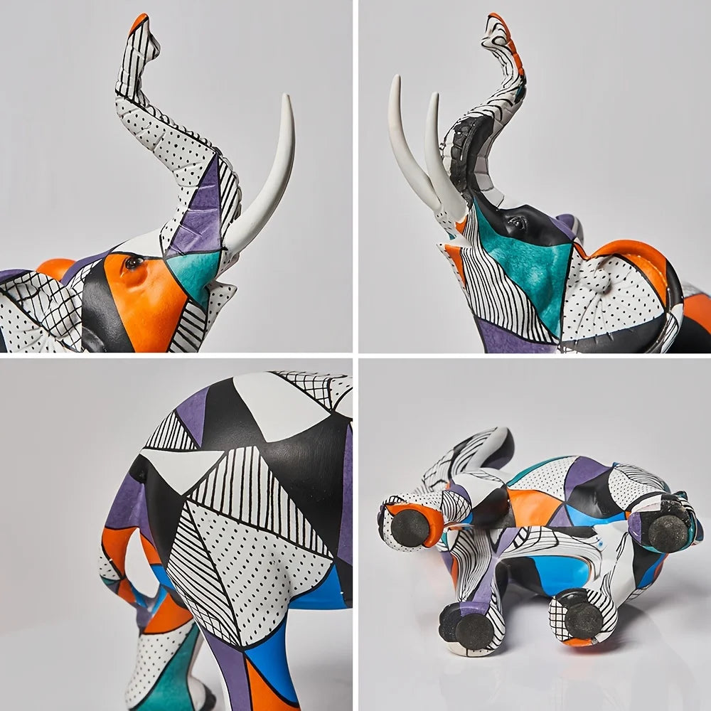 Geometric Herd Statue