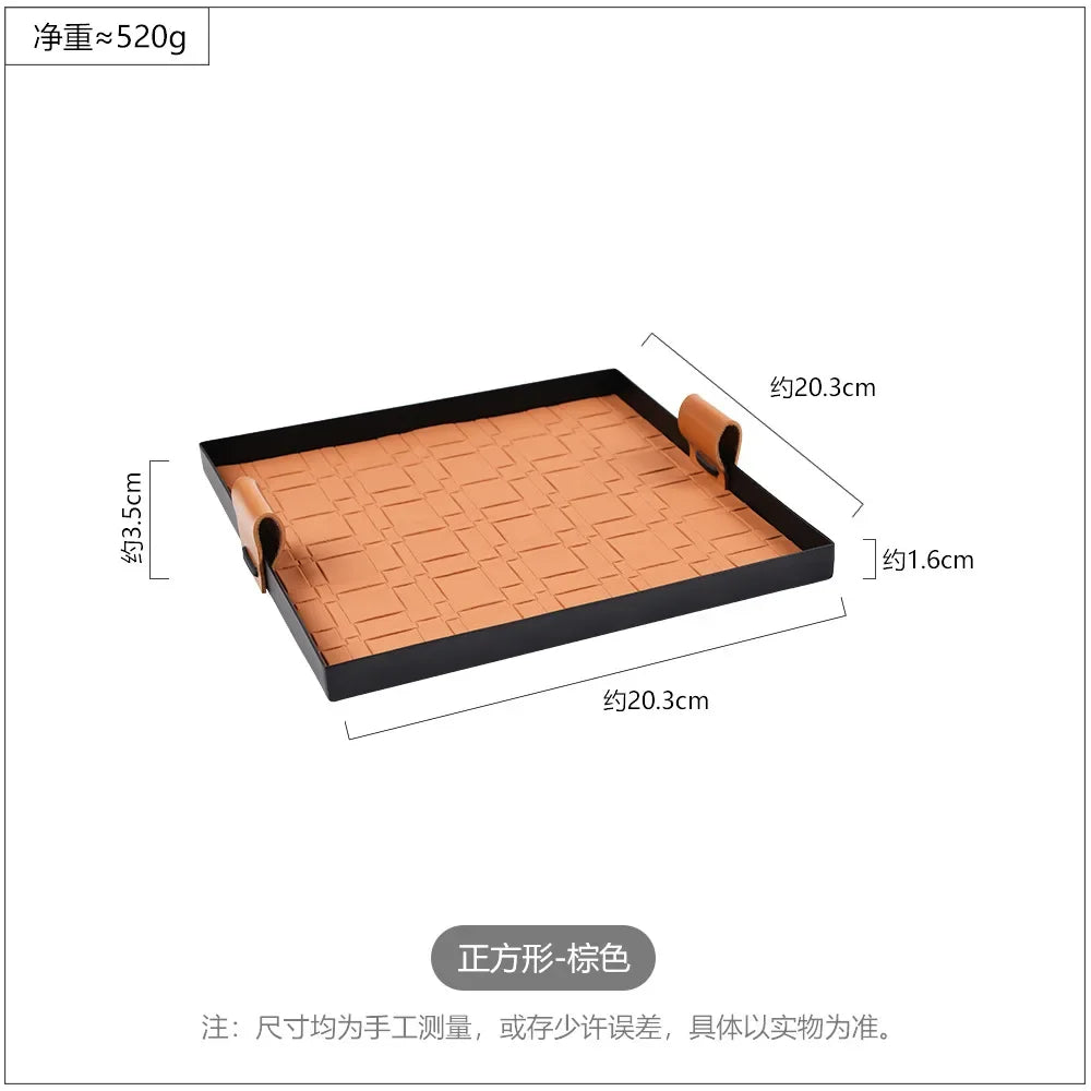 Plait Leather Catchall