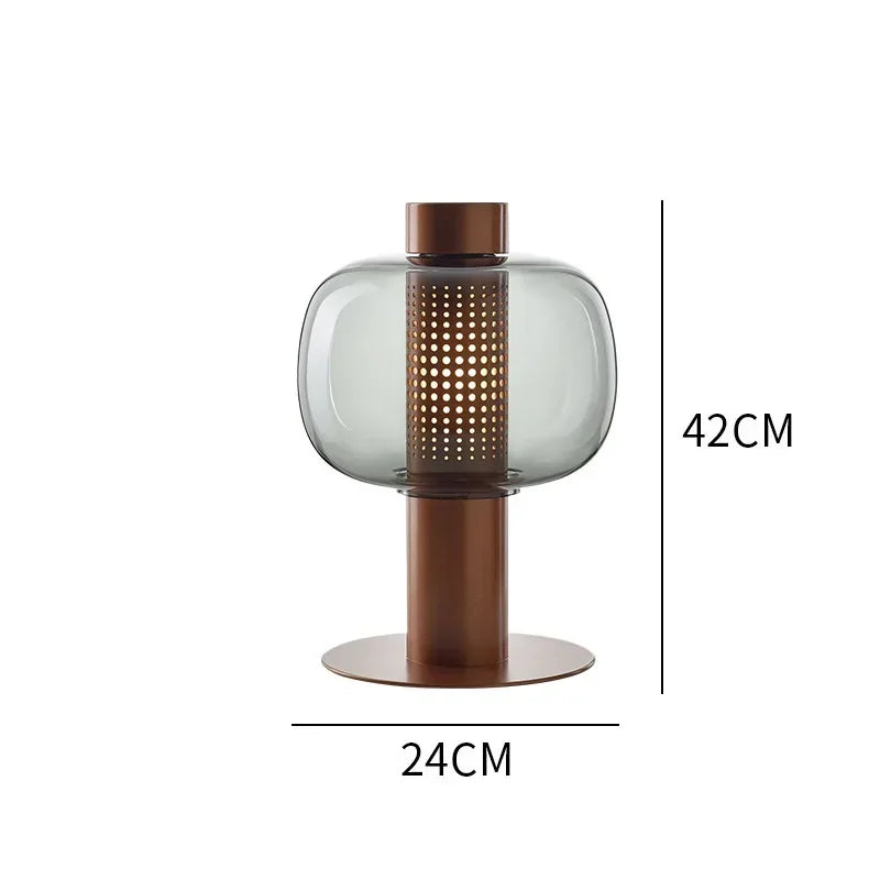 Lantern Glass Lamp