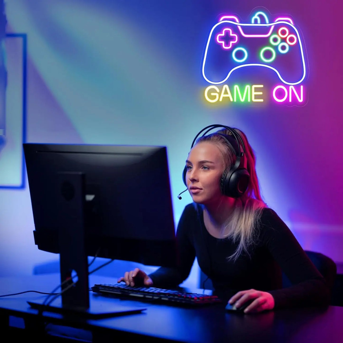 Neon Controller Sign