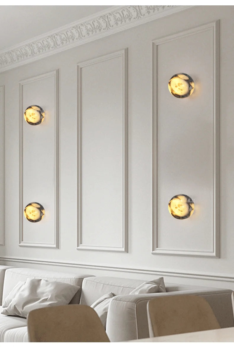 Marble Bead Sconce