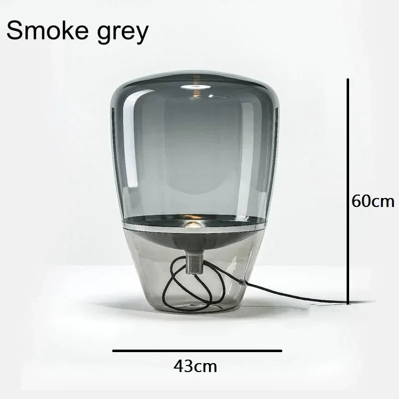 Amber Capsule Lamp
