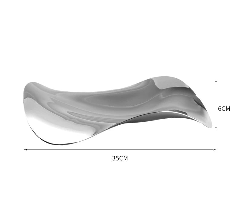 Meander Steel Tray