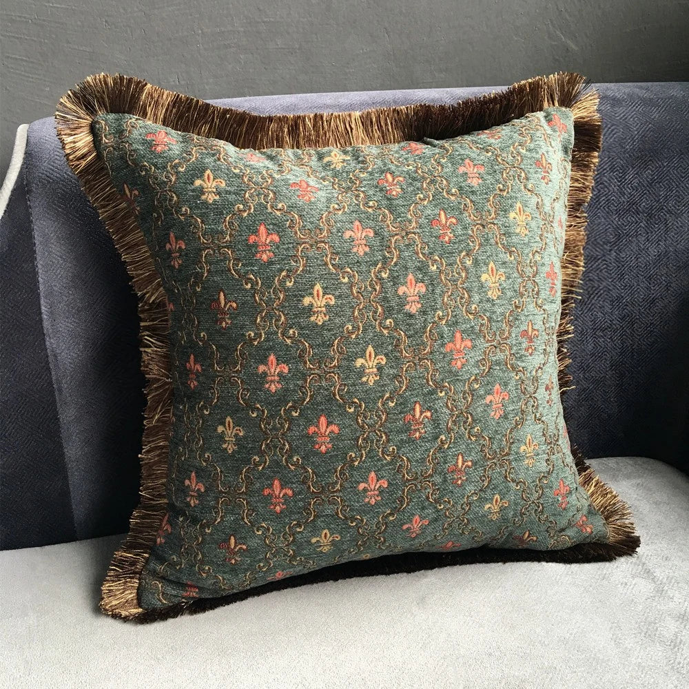 Fleurette Fringed Cushion