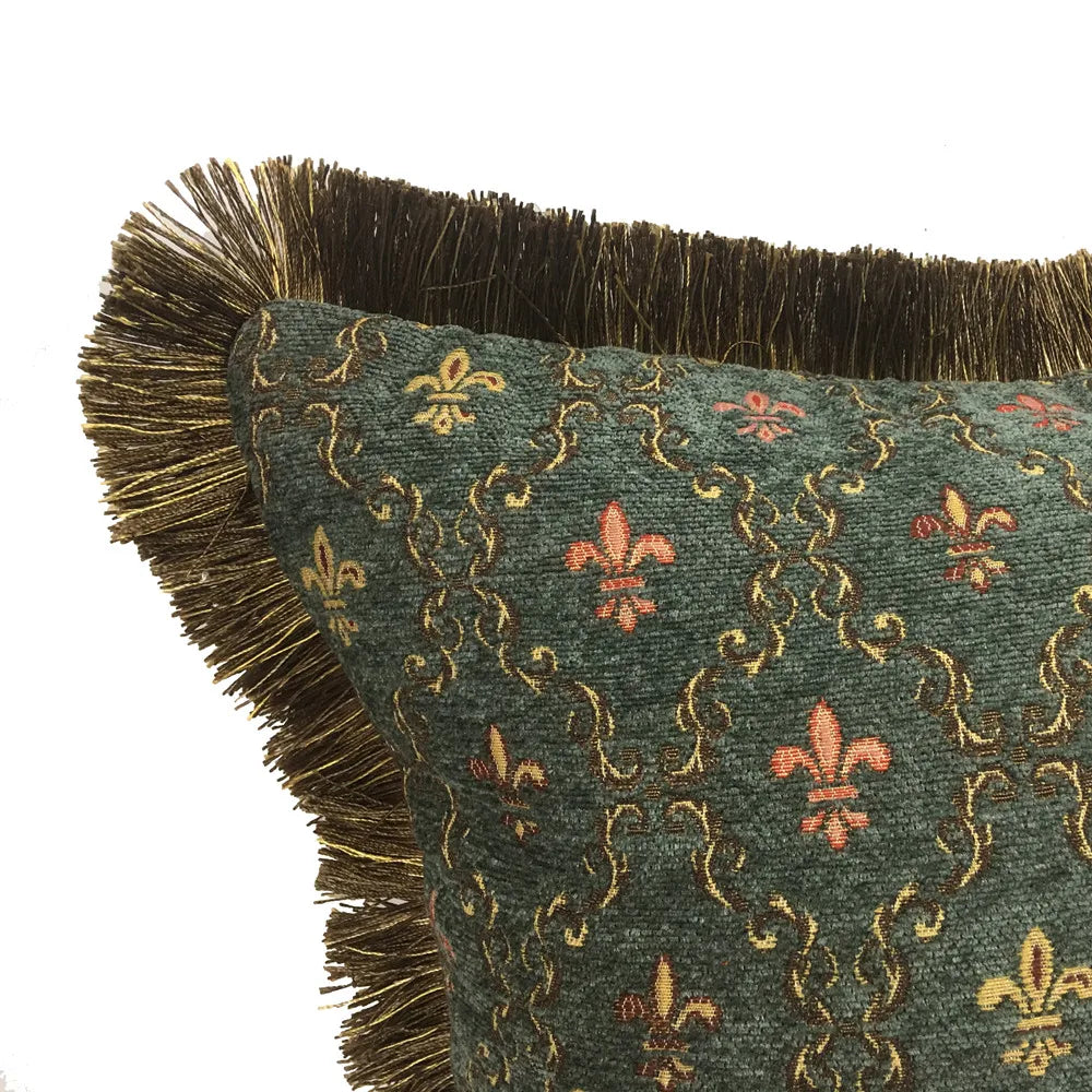 Fleurette Fringed Cushion
