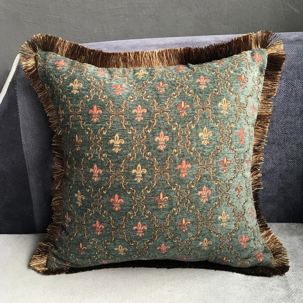 Fleurette Fringed Cushion