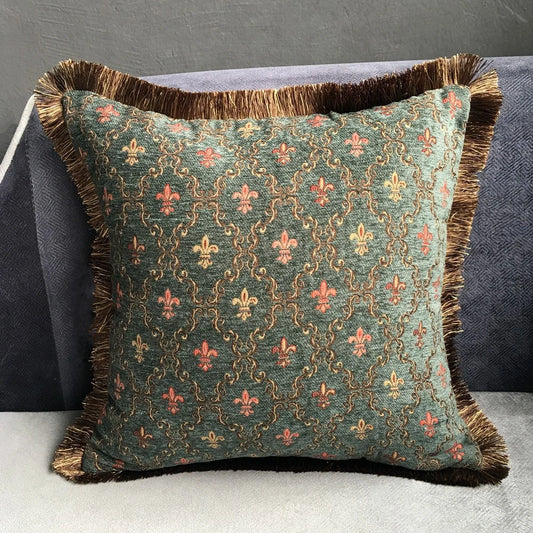 Fleurette Fringed Cushion
