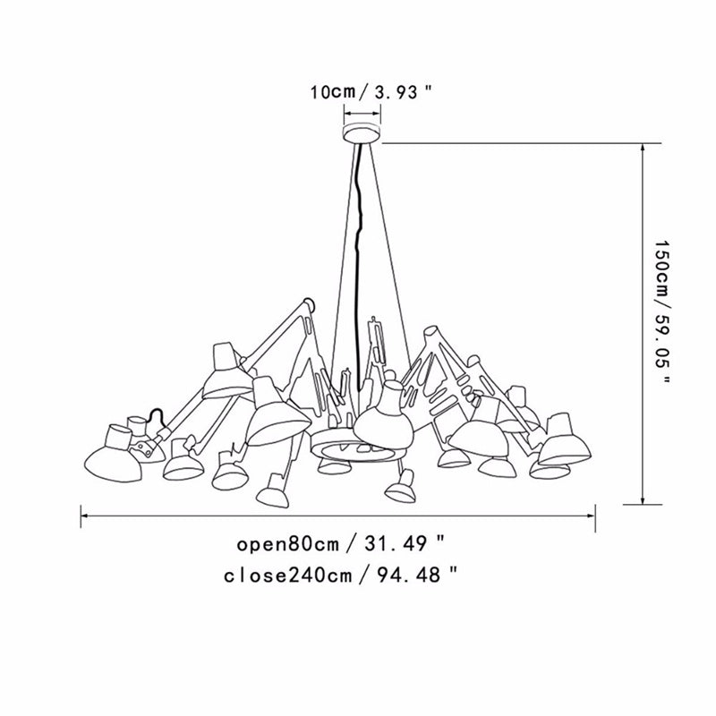Telescopic Spider Light