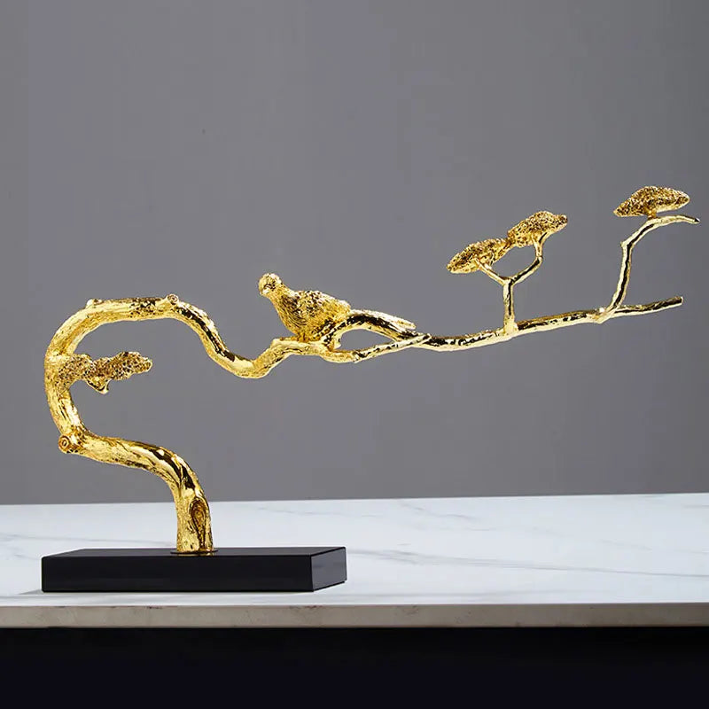 Goldfinch Branch Sculpture