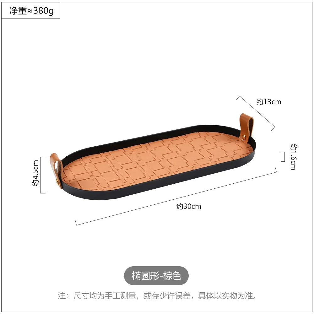 Plait Leather Catchall