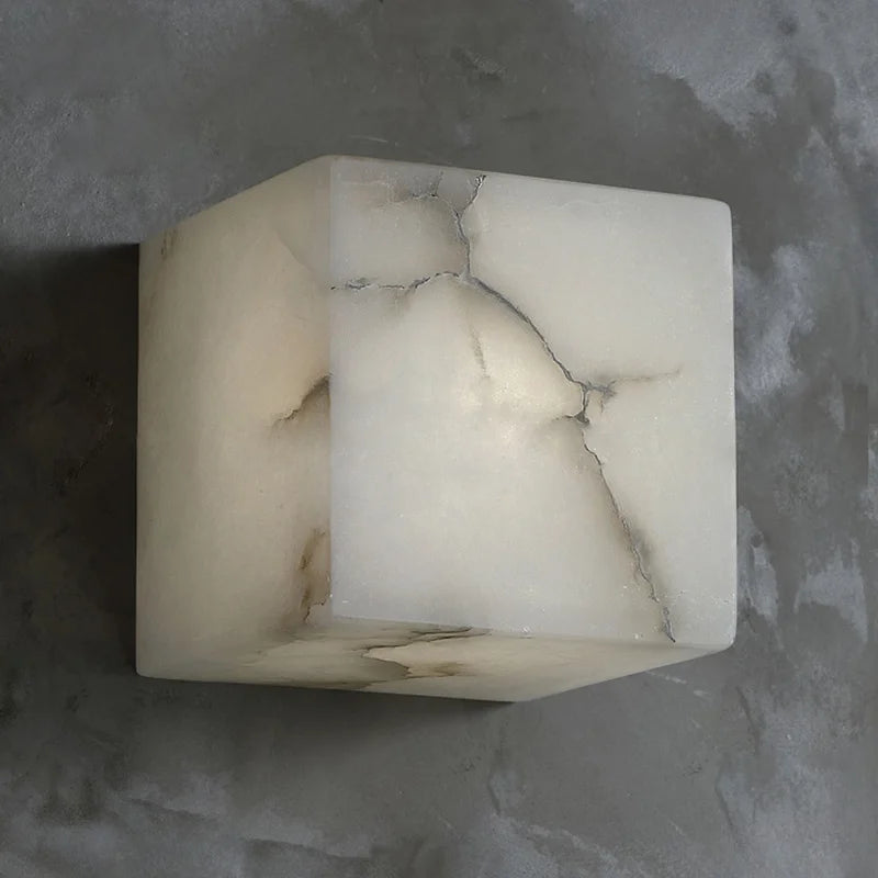 Cubo Marble Sconce
