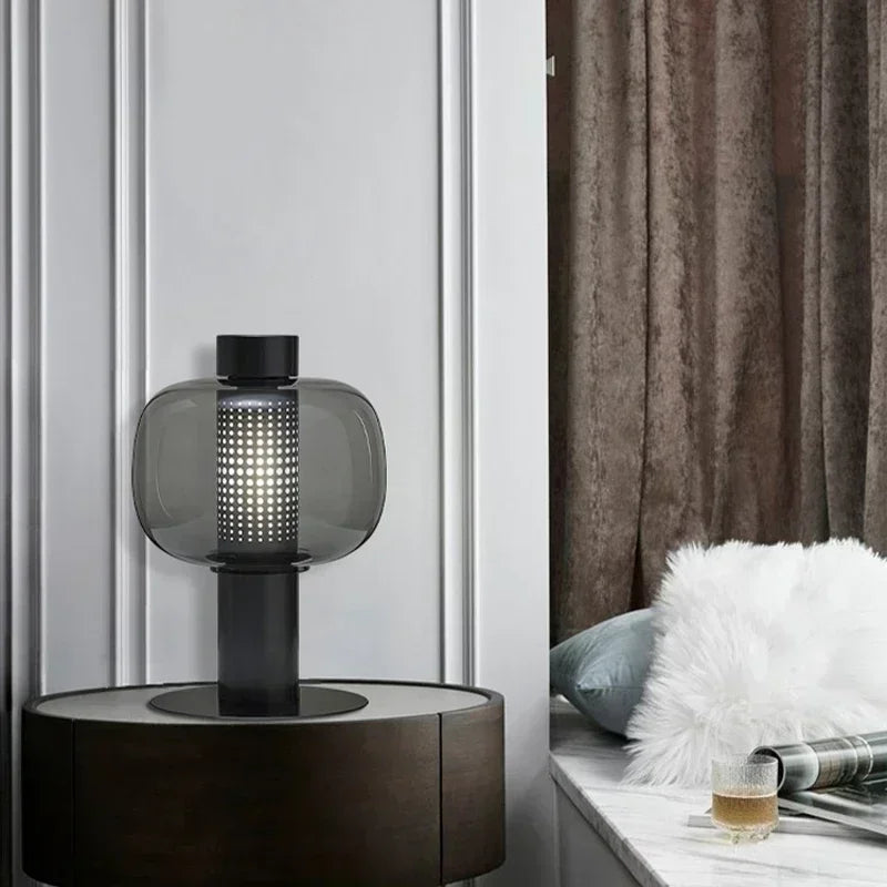 Lantern Glass Lamp