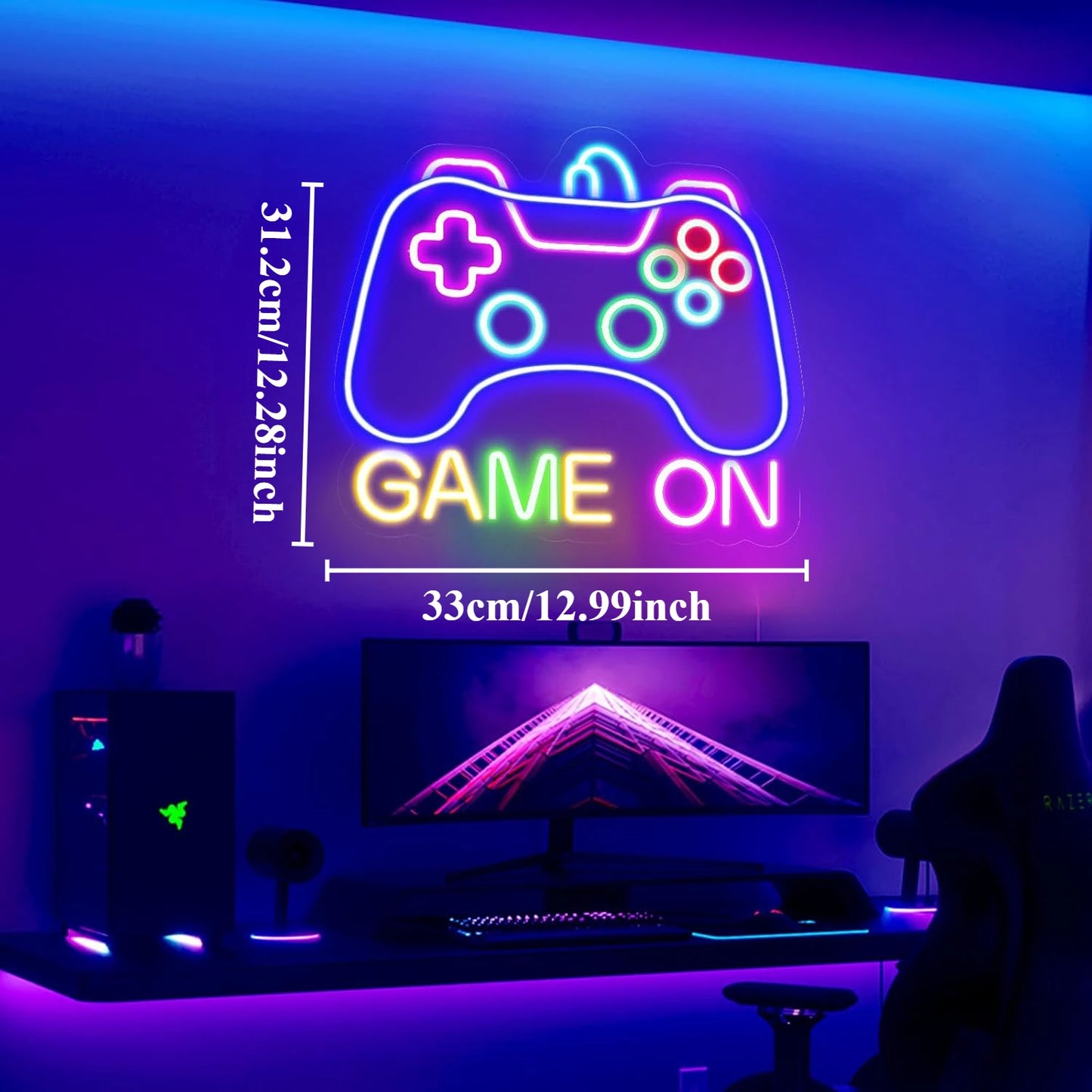 Neon Controller Sign