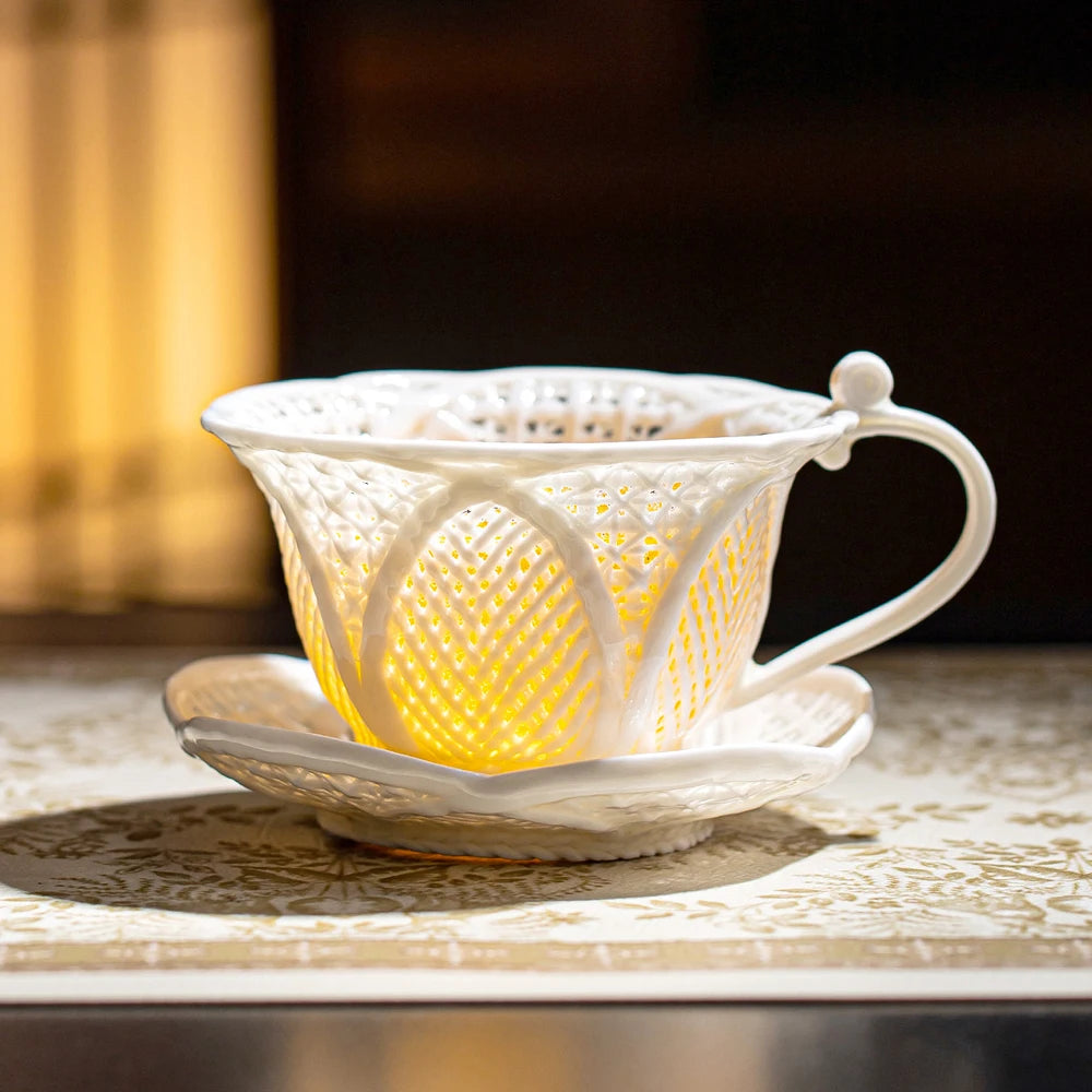 Broderie Porcelain Cup