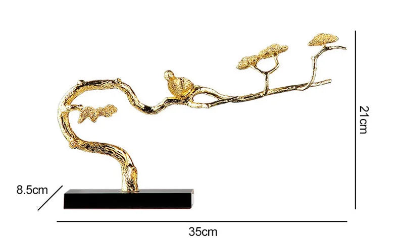 Goldfinch Branch Sculpture