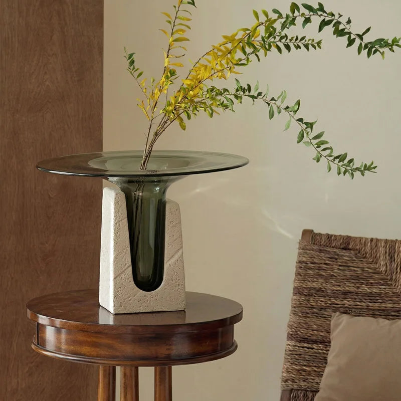 Bracken Green Vase