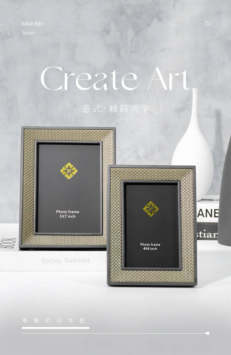 Intreccio Leather Frame