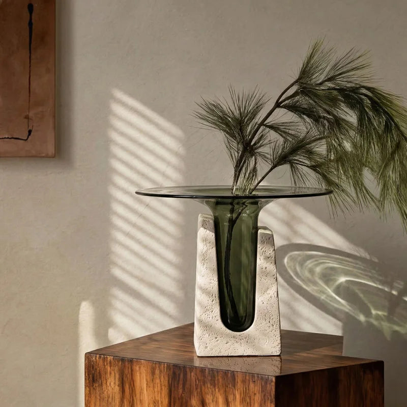 Bracken Green Vase