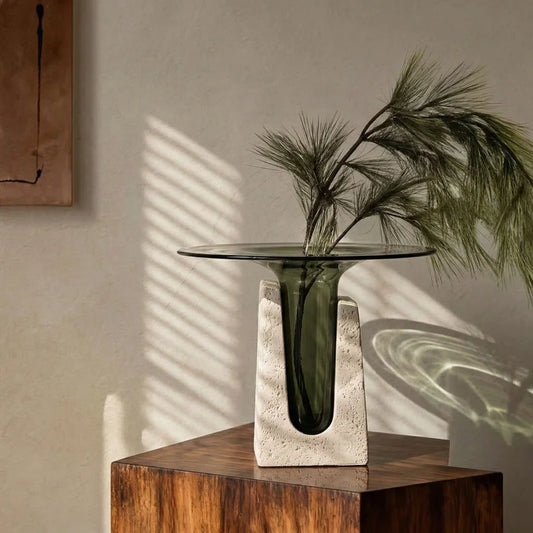 Bracken Green Vase
