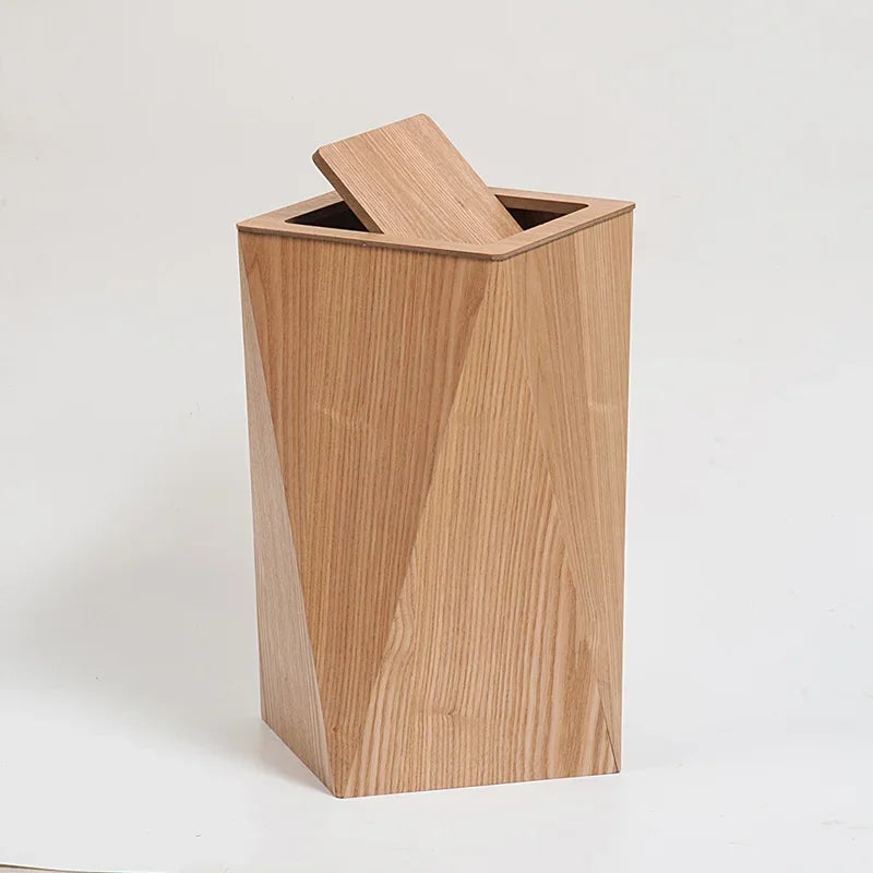 Obelisk Wooden Bin