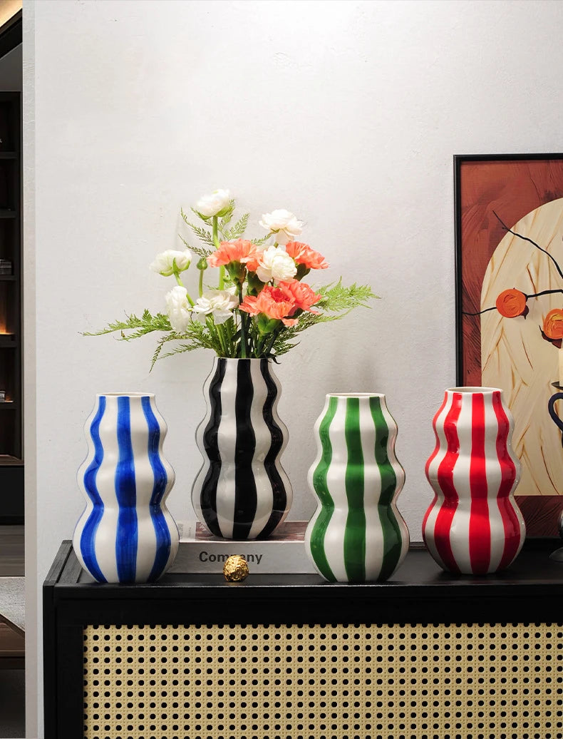 Stripe Symphony Vase