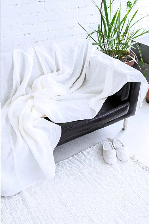 Provence Linen Sofa Cover