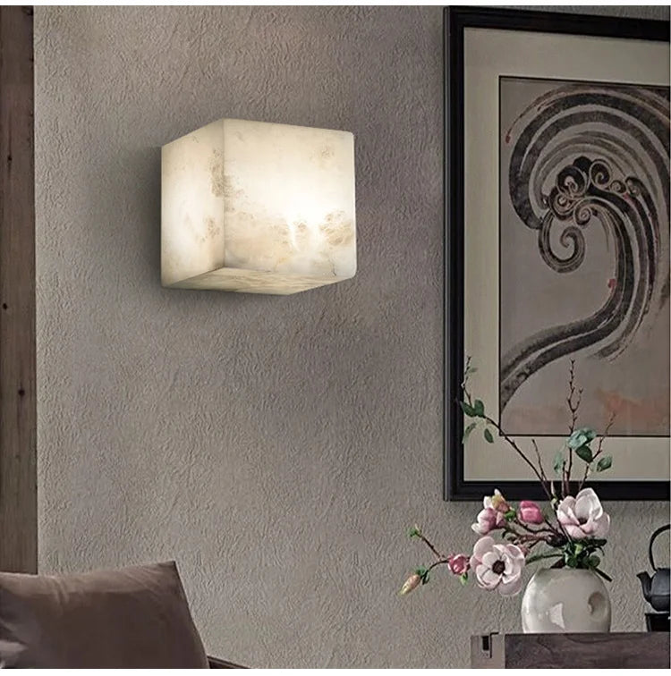 Cubo Marble Sconce