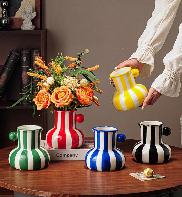 Stripe Symphony Vase