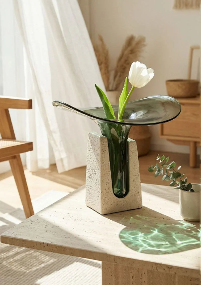 Bracken Green Vase