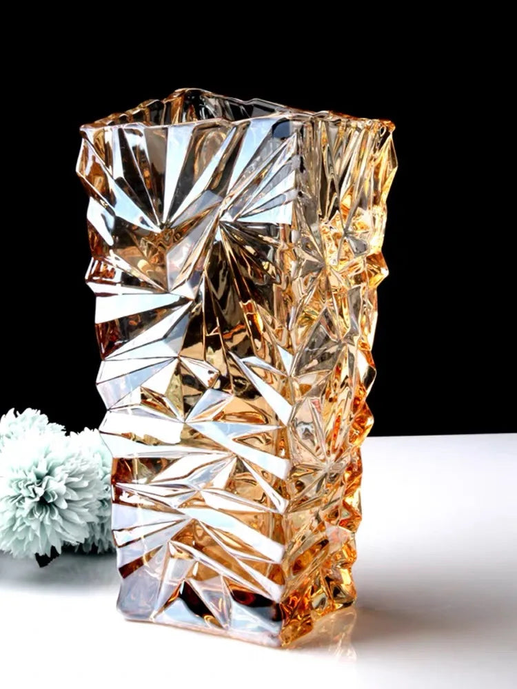 Glacier Facet Vase