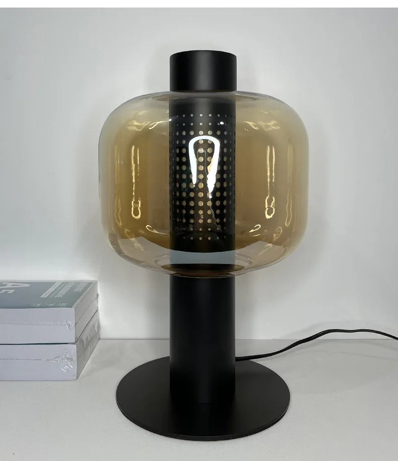 Lantern Glass Lamp