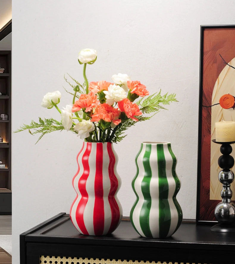 Stripe Symphony Vase
