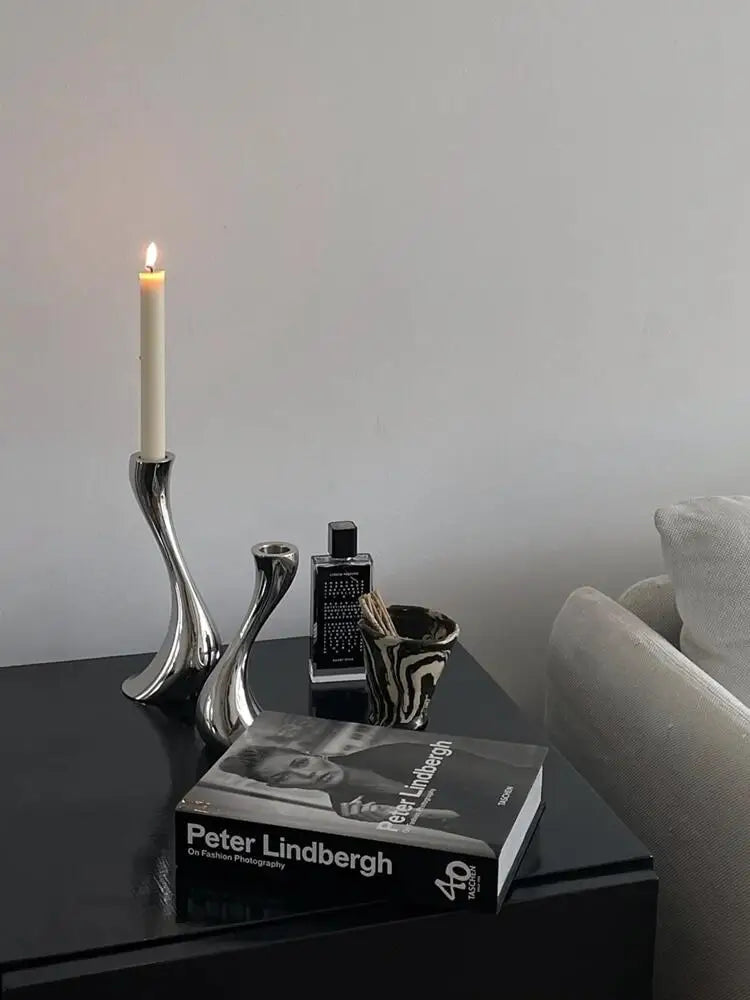 Swan Neck Candlestick