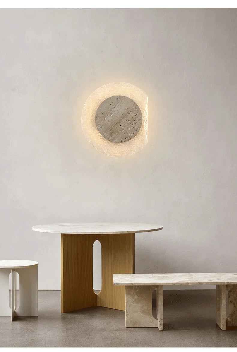 Luna Cream Sconce