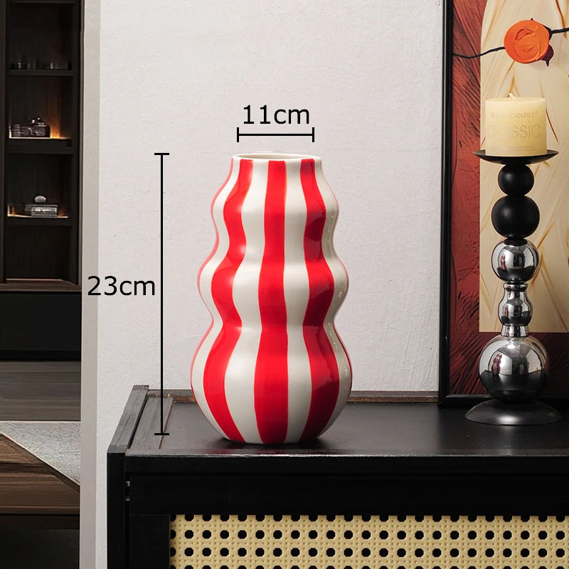Stripe Symphony Vase