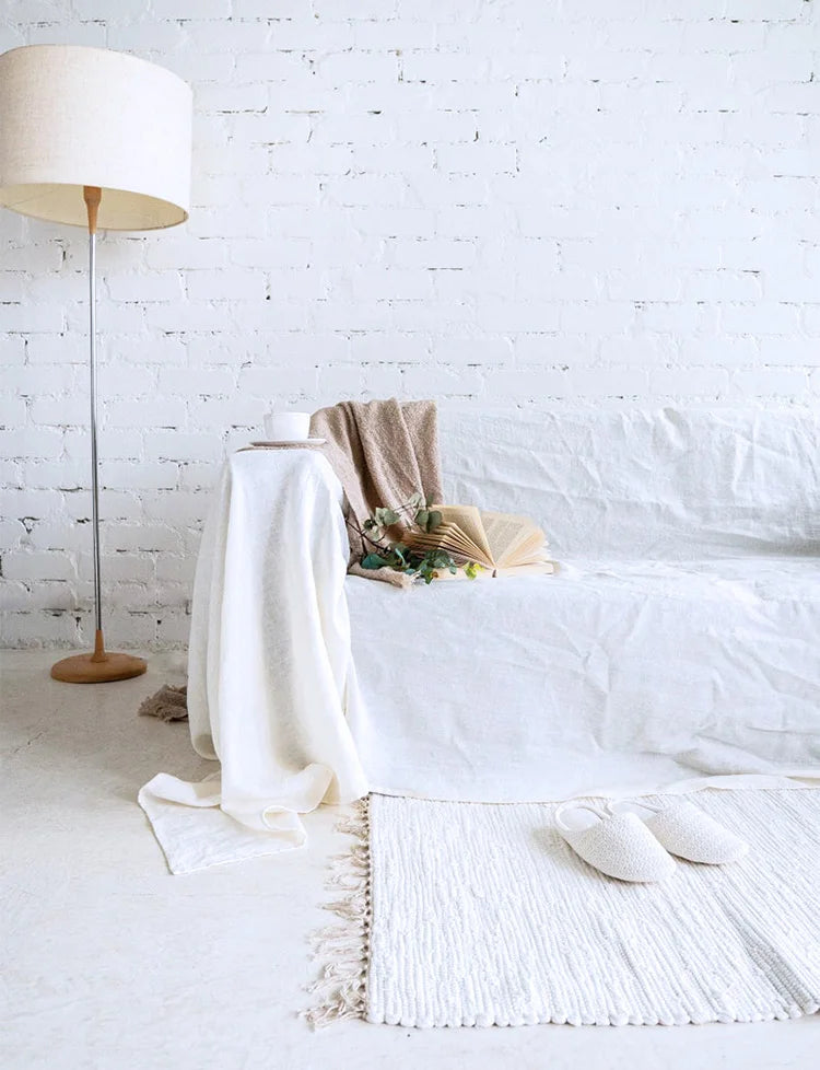 Provence Linen Sofa Cover