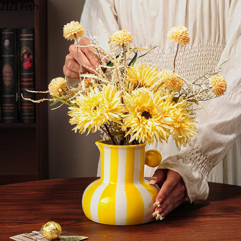 Stripe Symphony Vase