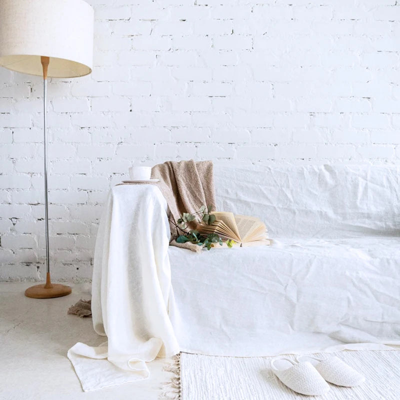 Provence Linen Sofa Cover