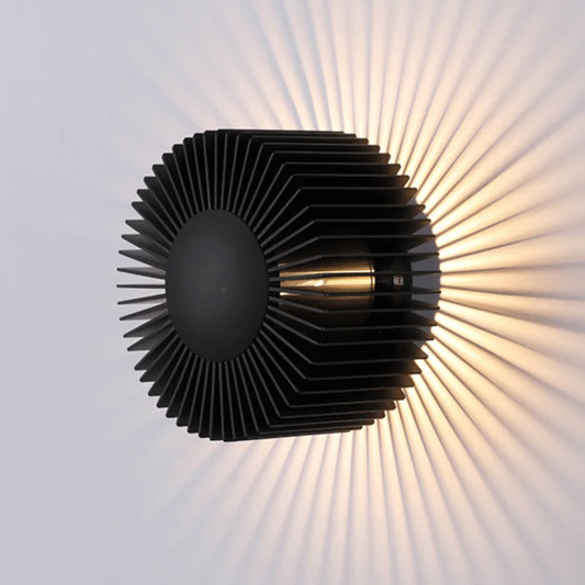 Radial Fin Sconce