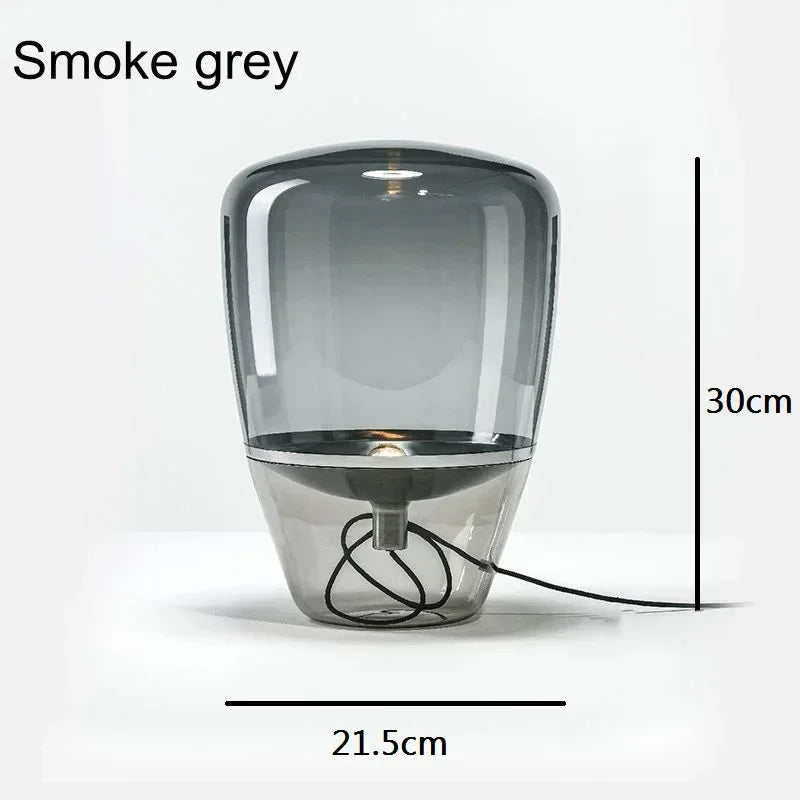 Amber Capsule Lamp