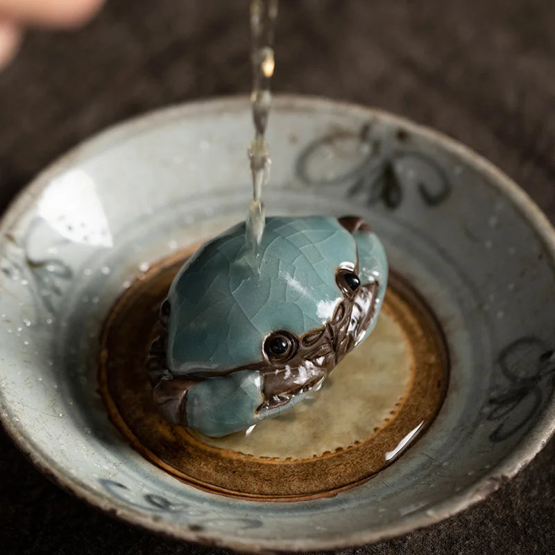 Celadon Crab Tea Pet