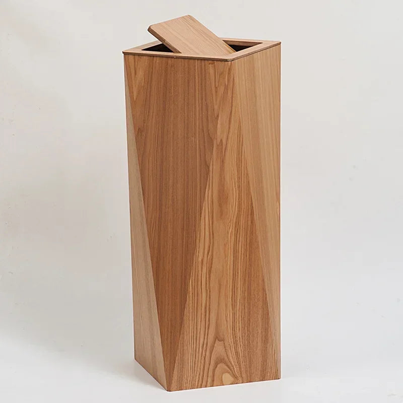 Obelisk Wooden Bin