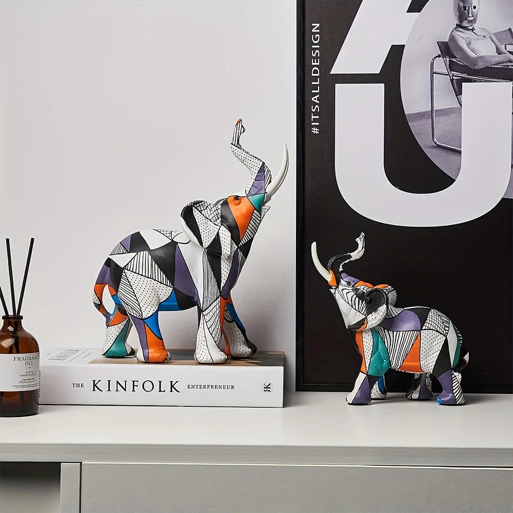 Geometric Herd Statue