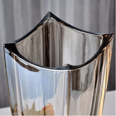 Amber Coupe Vase