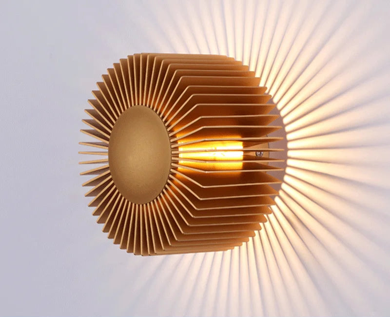 Radial Fin Sconce