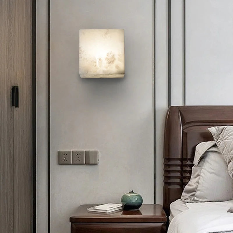 Cubo Marble Sconce