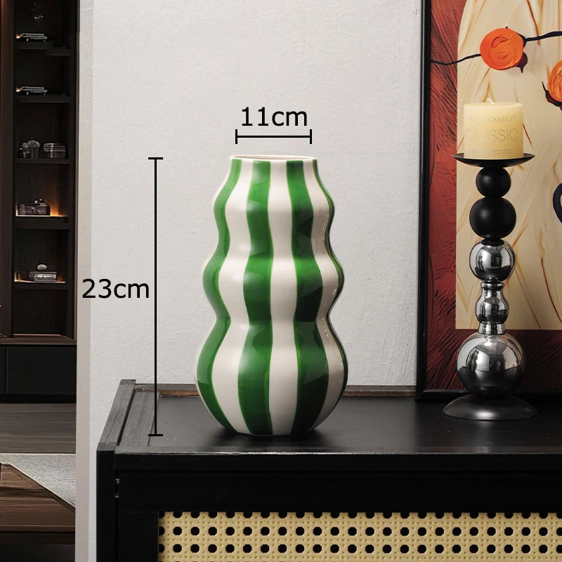 Stripe Symphony Vase