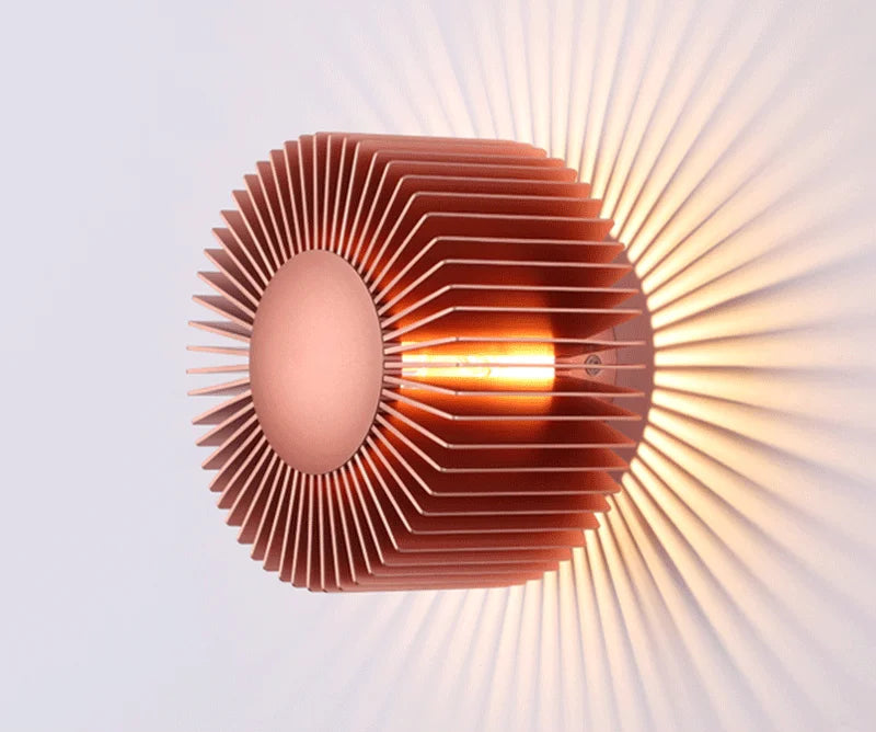 Radial Fin Sconce