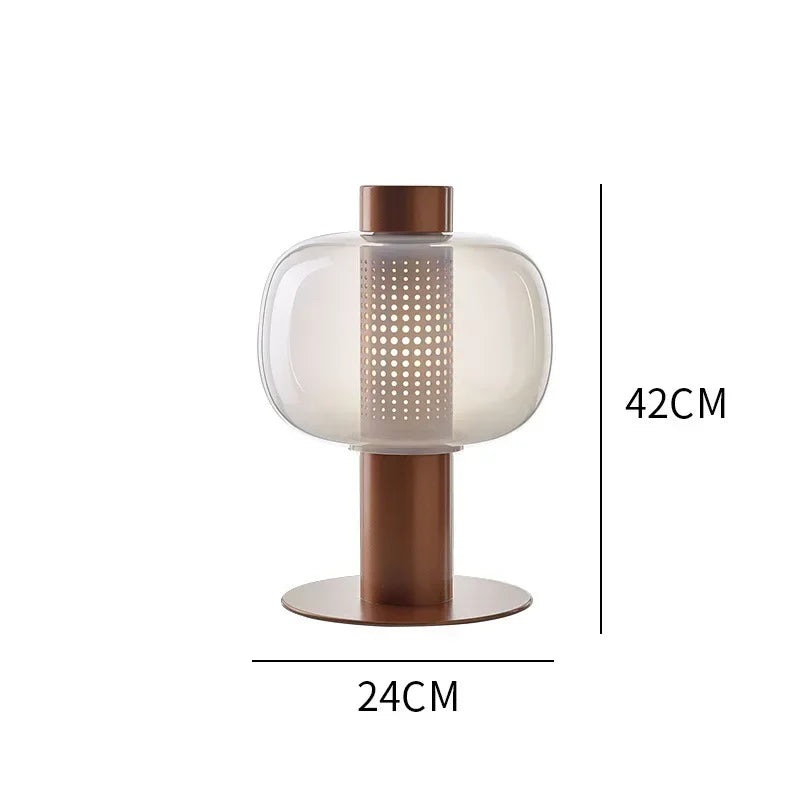 Lantern Glass Lamp